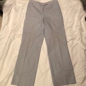 Brooks Brothers Blue & White Stripe Seersucker Pants